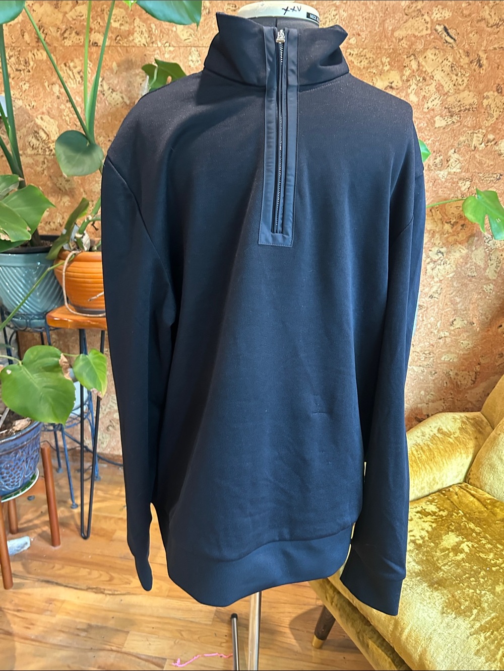 Hugo Boss Black Half-Zip Pullover Sweater